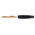 Hirschmann Test & Measurement Black Male Banana Plug, 4 mm Connector, Solder Termination, 32A, 30 V ac, 60V dc, Gold