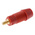 Schutzinger Red Female Banana Socket, 4 mm Connector, 32A, 1000V, Gold Plating