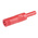 Staubli Red Female, Male Banana Coupler, 4 mm Connector, Press Fit Termination, 25A, 30 V, 60V dc, Nickel Plating