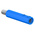 Staubli Blue Female Banana Socket, 4 mm Connector, Screw Termination, 32A, 600V, Nickel Plating