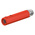 Staubli Red Female Banana Socket, 4 mm Connector, Screw Termination, 32A, 30 V, 60V dc, Nickel Plating
