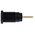 Hirschmann Test & Measurement Black Female Banana Socket, 4 mm Connector, Solder Termination, 24A, 1000V ac/dc, Gold