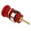 Hirschmann Test & Measurement Red Female Banana Socket, 4 mm Connector, Solder Termination, 24A, 1000V ac/dc, Gold