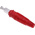 Hirschmann Test & Measurement Red Male Banana Plug, 4 mm Connector, Solder Termination, 32A, 30 V ac, 60V dc, Nickel