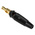 Hirschmann Test & Measurement Black Male Banana Plug, 4 mm Connector, Solder Termination, 30A, 30 V ac, 60V dc, Gold,