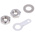 RS PRO 16A, White Binding Post With Brass Contacts and Nickel Plated