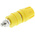 Hirschmann Test & Measurement Yellow Female Banana Plug - Screw, 60V dc