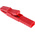 Hirschmann Test & Measurement Crocodile Clip 4 mm Connection, Brass Contact, 25A, Red