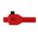 Staubli Red Male Banana Plug, 4 mm Connector, Clamp Termination, 10A, 600V, Nickel Plating