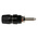 Hirschmann Test & Measurement 63A, Black Binding Post With Brass Contacts and Nickel Plated