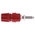 Hirschmann Test & Measurement 63A, Red Binding Post With Brass Contacts and Nickel Plated