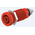 Staubli Red Female Banana Socket, 4 mm Connector, Screw Termination, 20A, 1000V, Nickel Plating