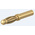 Staubli Male Banana Plug, 25A, Gold, Zinc Plating