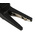 Staubli Crocodile Clip 4 mm Connection, Brass Contact, 32A, Black