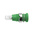 Schutzinger Green Female Banana Socket, 4 mm Connector, 24A, 1000V, Nickel Plating