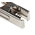 RS PRO Crocodile Clip Crocodile Clip Connection, Nickel-Plated Steel Contact, 25A, Silver