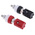 RS PRO 15A, Black, Red Binding Post - 7.2mm Hole Diameter