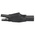 Staubli Crocodile Clip 2 mm Connection, Brass Contact, 10A, Black