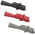 Fluke Crocodile Clip 2 mm Connection, Nickel-Plated Steel Contact, 10A, Black, Grey, Red