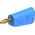 Staubli Blue Plug Test Plug, Screw Termination, 32A, 30V ac, Gold Plating