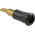 Staubli Black Socket Test Socket, Tab Termination, 25A, 30V ac, Gold Plating
