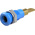 Staubli Blue Socket Test Socket, Tab Termination, 25A, 30V ac, Gold Plating
