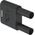Staubli Black Plug Test Plug, 32A, 1kV, Nickel Plating