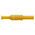 Electro PJP Yellow Male Banana Plug, Screw Termination, 36A, 1kV