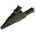 Staubli Crocodile Clip 4 mm Connection, Brass Contact, 19A, Black