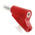 Radiall Red Male Banana Plug, 4 mm Connector, 30A, 750V ac, Nickel, Tin Plating