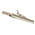 Hirschmann Test & Measurement Crocodile Clip 4 mm Connection, Nickel-Plated Steel Contact, 4A