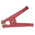 Mueller Electric Crocodile Clip, Copper Contact, 300A, Red