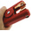 Mueller Electric Crocodile Clip, Copper Contact, 300A, Red