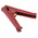 Mueller Electric Crocodile Clip, Copper Contact, 400A, Red