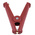 Mueller Electric Crocodile Clip, Copper Contact, 400A, Red