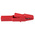 Hirschmann Test & Measurement Crocodile Clip 4 mm Connection, Brass Contact, 25A, Red