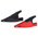 Fluke Crocodile Clip, Nickel-Plated Steel Contact, 10A, Black, Red