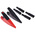 Fluke Crocodile Clip, Nickel-Plated Steel Contact, 10A, Black, Red