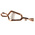 Mueller Electric Crocodile Clip, Copper Contact, 200A