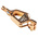 Mueller Electric Crocodile Clip, Copper Contact, 100A