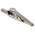 Mueller Electric Crocodile Clip 4 mm Connection, Stainless Steel Contact, 10A