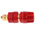 Hirschmann Test & Measurement 35A, Red Binding Post With Brass Contacts and Gold Plated - 8mm Hole Diameter