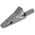Hirschmann Test & Measurement Crocodile Clip 2 mm Connection, Brass, Bronze Contact, 8A, Grey