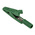 Hirschmann Test & Measurement Crocodile Clip 2 mm Connection, Brass, Bronze Contact, 8A, Green