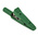 Hirschmann Test & Measurement Crocodile Clip 2 mm Connection, Brass, Bronze Contact, 8A, Green
