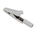 Hirschmann Test & Measurement Crocodile Clip 2 mm Connection, Brass, Bronze Contact, 8A, White