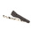 Hirschmann Test & Measurement Crocodile Clip, Brass, Bronze Contact, 8A, Black