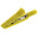 Hirschmann Test & Measurement Crocodile Clip, Brass, Bronze Contact, 8A, Yellow