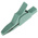 Hirschmann Test & Measurement Crocodile Clip 4 mm Connection, Brass Contact, 32A, Green