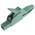 Hirschmann Test & Measurement Crocodile Clip 4 mm Connection, Brass Contact, 32A, Green
